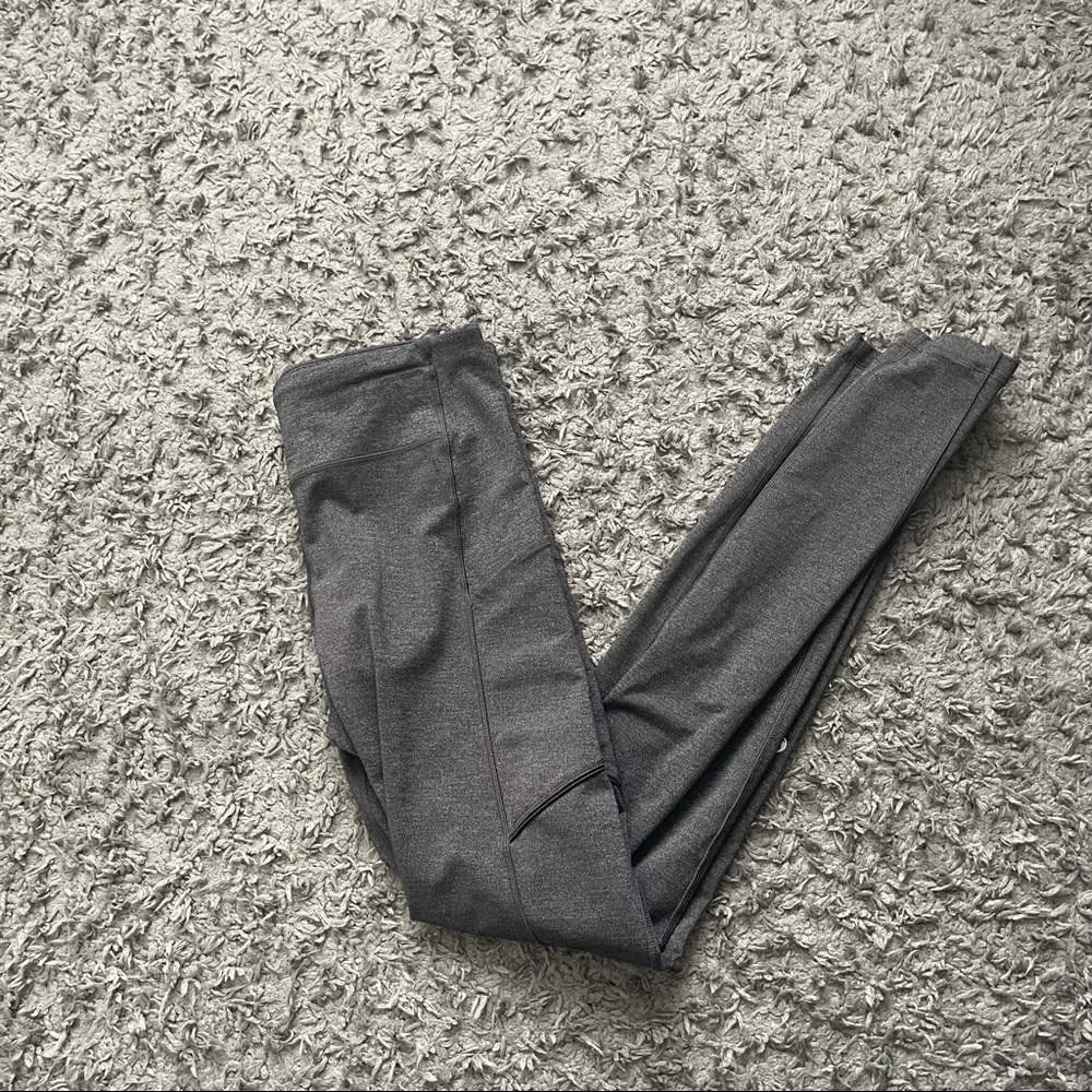 grey lululemon speed up tight leggings